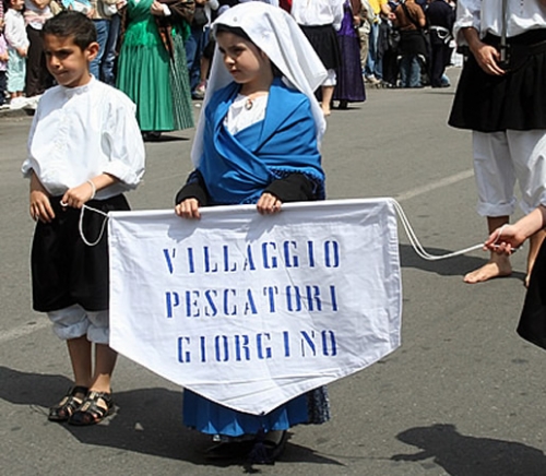 Uno dei gruppi della Processione: Giorgino